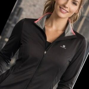 Domyos Women’s Black Athletic Zip-Up Jacket